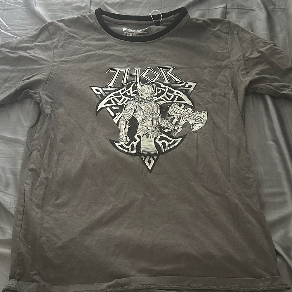 Thor vintage Graphic Men's Gray T-Shirt